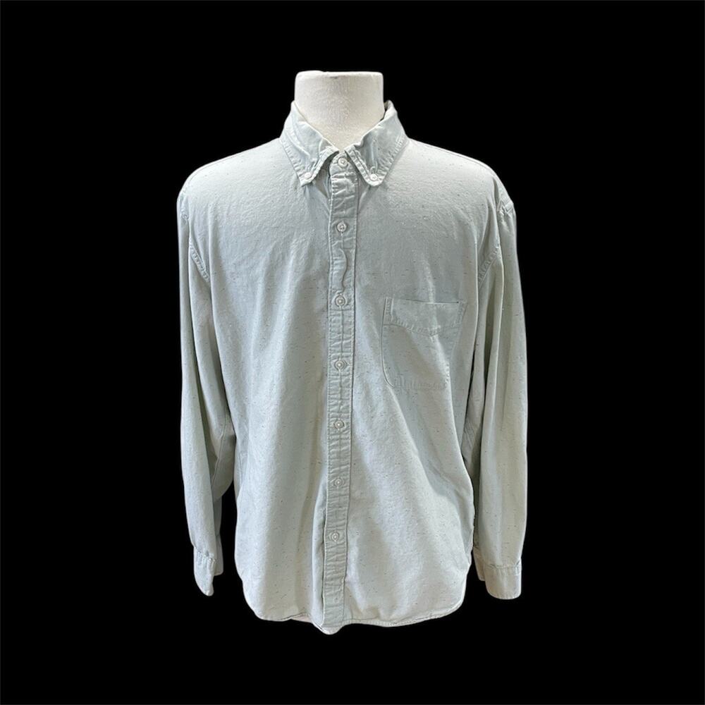 J. Crew Classic Slim Men’s Size Large Long Sleeve Button Front Shirt Mint Green